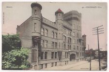 CINCINNATI OH Postcard ARMORY Street Scene, to RIDGEWOOD NJ, RPO Postmark 1909 picture