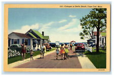 c1940s Cottages at Swifts Beach, Cape Cod, Massachusetts MA Vintage Postcard picture