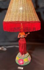 Vintage Hawaiian Tiki Hula Girl Lamp with Ukulele Motion Exotic Tropical  IN6133 picture