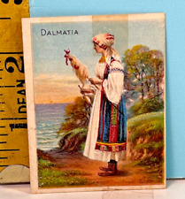 1911 ATC Costumes & Scenery Tobacco T52 Turkish Trophies: DALMATIA 🔥 picture