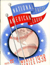 1938 World Series Program unscored center crease picture