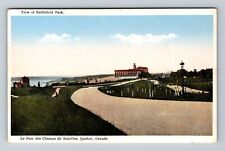 Quebec City Quebec-Canada, The Battlefields Park, Antique, Vintage Postcard picture