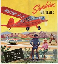 Sunshine Air Trails Map - 1947  picture