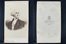 Charlet & Jacotin, Paris, George Washington, Politician Vintage cdv albumen pri picture