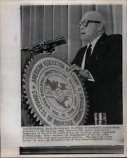 1966 Press Photo george meany declares independance picture