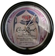 Vintage Crown Royal Canadian Whiskey Neon Clock AS IS Untested No Cord picture