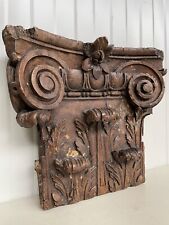 SALE  Stunning Antique Corinthian Capital carved in wood circa 1700 picture