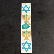 Vintage 80’s Cardesign Toots Sticker Strip - “HANUKKAH” picture