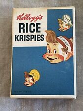 Vintage 1960’s SINGLE-SERVE KELLOG’S RICE KRISPIES BOX  Unopened picture