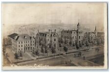c1910's North Manchester College Manchester Indiana IN RPPC Photo Postcard picture