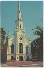 Salem NJ First Presbyterian Church Vintage Postcard New Jersey Chrome picture