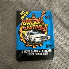 Vintage Back to the Future 2 Trading Cards Wax Pack 1989 Topps Sealed Unopened picture