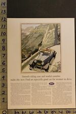 1926 FORD ROADSTER CONVERTIBLE WEST MOUNTAIN WOMEN DETROIT MOTOR CAR AUTO ADUF12 picture