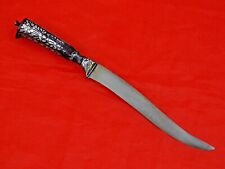 ANTIQUE EASTERN MUGHAL ISLAMIC DAGGER DAMASCUS WOOTZ BLADE knife sword 18C picture