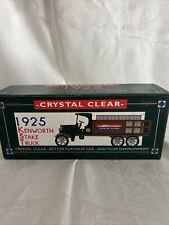 AMOCO 1925 Kenworth Stake Truck CRYSTAL CLEAR locking Coin Bank picture