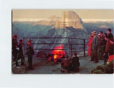 Postcard The Fire on Glacier Point Yosemite National Park California USA picture