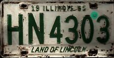 Vintage 1965 Illinois License Plate - Crafting Birthday MANCAVE slf picture