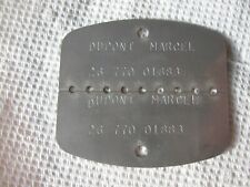 Personalized replica French dog tag  Indochina Algerian War 1950's-1960's picture