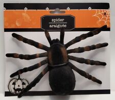 Large Tarantula Spider Scary Halloween Prop Decor Black Flecked Arachnid picture