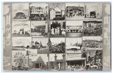1909 A Pay Streak Medley Pacific Exposition Seattle WA Multiview Postcard picture
