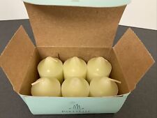 Partylite 6 Pack Lemongrass Scented Votive Candles New Open Box Retired V0691 picture