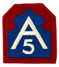 Fifth 5th US Army Embroidered Patch (014) 2 1/2
