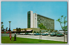 Disneyland Park Anaheim CA The Grand Hotel 1960's Postcard Old Cars Unused picture