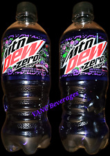 ALL NEW Mountain Dew Purple Thunder ZERO 2 x 20oz BOTTLES  BB 8/24 picture