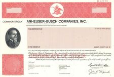 Anheuser-Busch Companies, Inc. - Specimen Stock Certificate - Specimen Stocks &  picture
