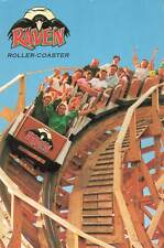 Vintage Postcard The Raven Roller Coaster, Holiday World, Santa Claus, Indiana picture