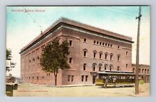 Saginaw MI-Michigan, Auditorium, Antique Vintage Souvenir Postcard picture