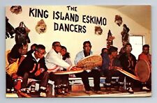 Nome, AK-Alaska, King Island Eskimo Dancers Performing Antique, Vintage Postcard picture