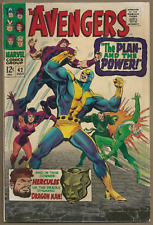 *AVENGERS #42*JUL 1967 MARVEL*GIANT MAN*HERCULES*BUSCEMA*STAN LEE*SILVER AGE*FN- picture