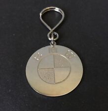 Rare Vintage BMW Keychain 1982 528e TRACK INTRO Metal Fob Key Chain Ring NICE picture