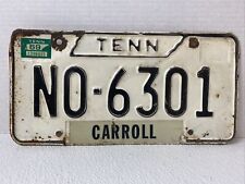 1966 Tennessee License Plate NO-6301 Collectible 69 Tags NO picture