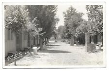 Yreka Californiam Street Scene at Auto Camp, Antique RPPC Photo Postcard picture
