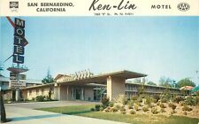 Postcard California San Bernardino Ken-Lin Mid Century Architecture 23-7061 picture