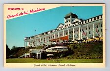 Mackinac Island MI-Michigan, Grand Hotel, Antique, Vintage Postcard picture