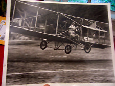 vtg 1985 aviation  legend cole palen  in 1911 plane  at rhinebeck  signed picture