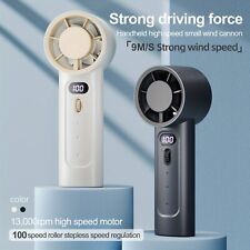 4000mAh Rechargeable Large Wind Handheld Pocket Fan - High Speed, HomeAppliance picture