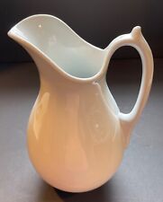 Antique J. Wedgwood White Ironstone China Pitcher Large 12-1/2” Victorian picture