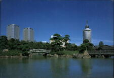 Manhattan from Mihamaen Park ~ Chiba Japan bridge ~ postcard  sku083 picture