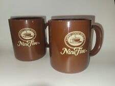 Nine To Five Amway Coffee Service - Set Of Two Coffee Cups, Rare & Vintage picture