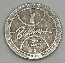 Baldini's Casino Sparks Nevada $1 Slot Gaming Token 1988 picture