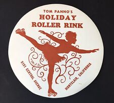 1930's-50's Tom Panno's Holiday Roller Rink, Montclair, Calif. Label Vintage picture