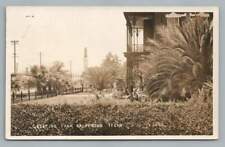 Rosenberg Street GALVESTON Texas RPPC Antique Photo Postcard Fred Trube 1909 picture