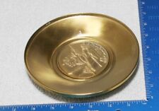 Vintage Washington DC Bates and Klinke Brass Trinket Coin Dish Bowl Ashtray picture