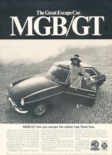 1968 1969 MG MGB GT MGB/GT Original Advertisement Print Art Car Ad PE6 picture