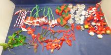 VINTAGE LOT OF MIXED CHRISTMAS ORNAMENTS  82 ITEMS picture