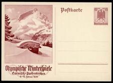 German 1936 Winter Olympics Postcard Garmisch Partenkirchen Third Reich picture